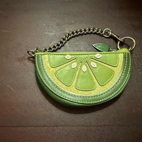 Coach Lime Slice Coin Purse Limited Edition - Picture 1 of 5